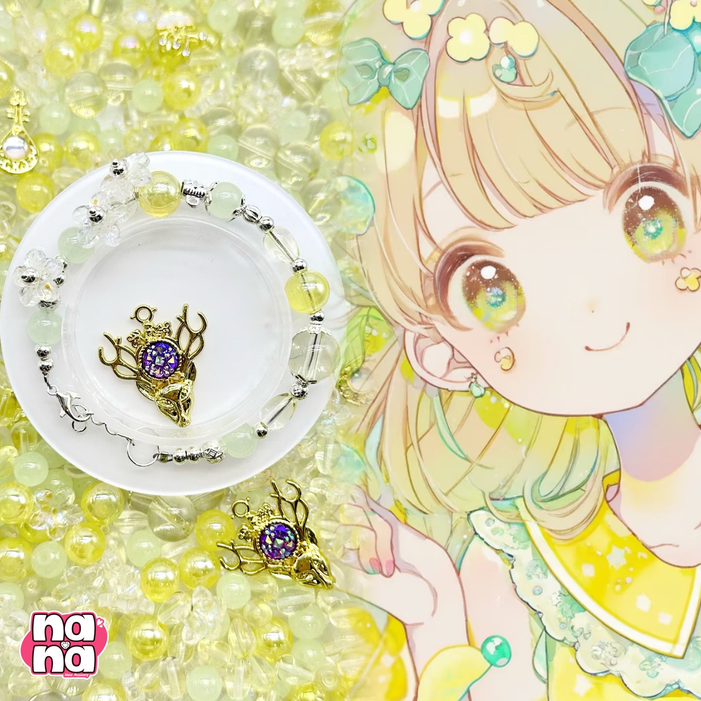 【A1078】レモン飴 高品質ガラス(10+6)