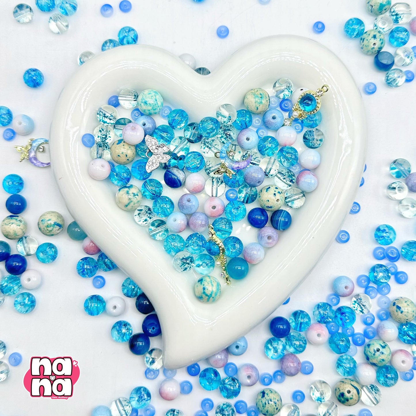 【Y1066】レインダンス 高品質クォーツ&ガラス(10*10)