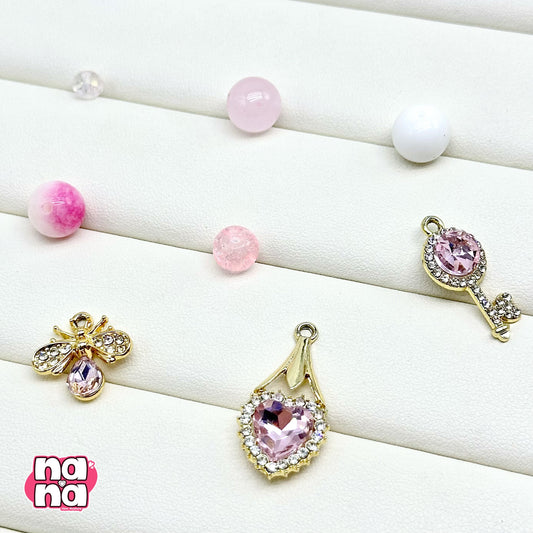 【Y1085】ハニー 高品質クォーツ&ガラス(10*10)