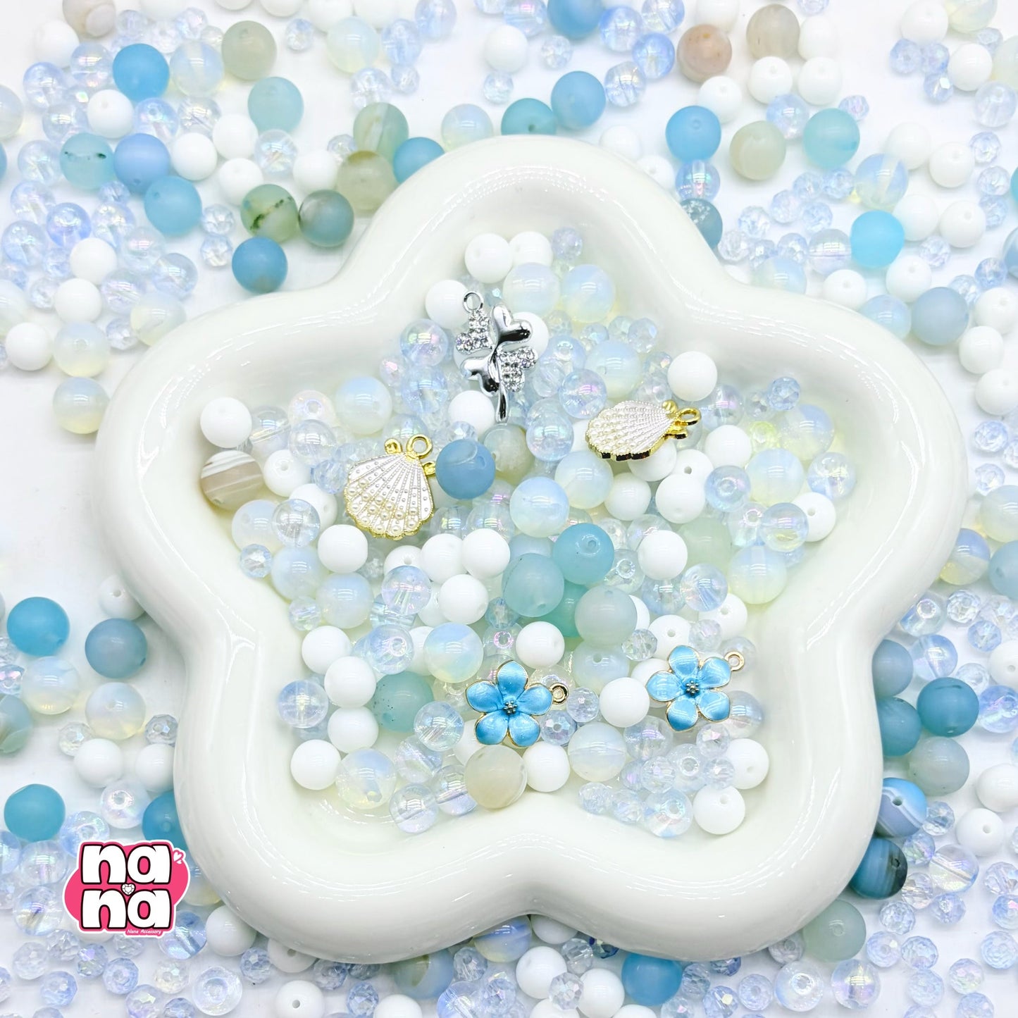 【Y1100】くもがおちた 高品質クォーツ&ガラス(10*10)