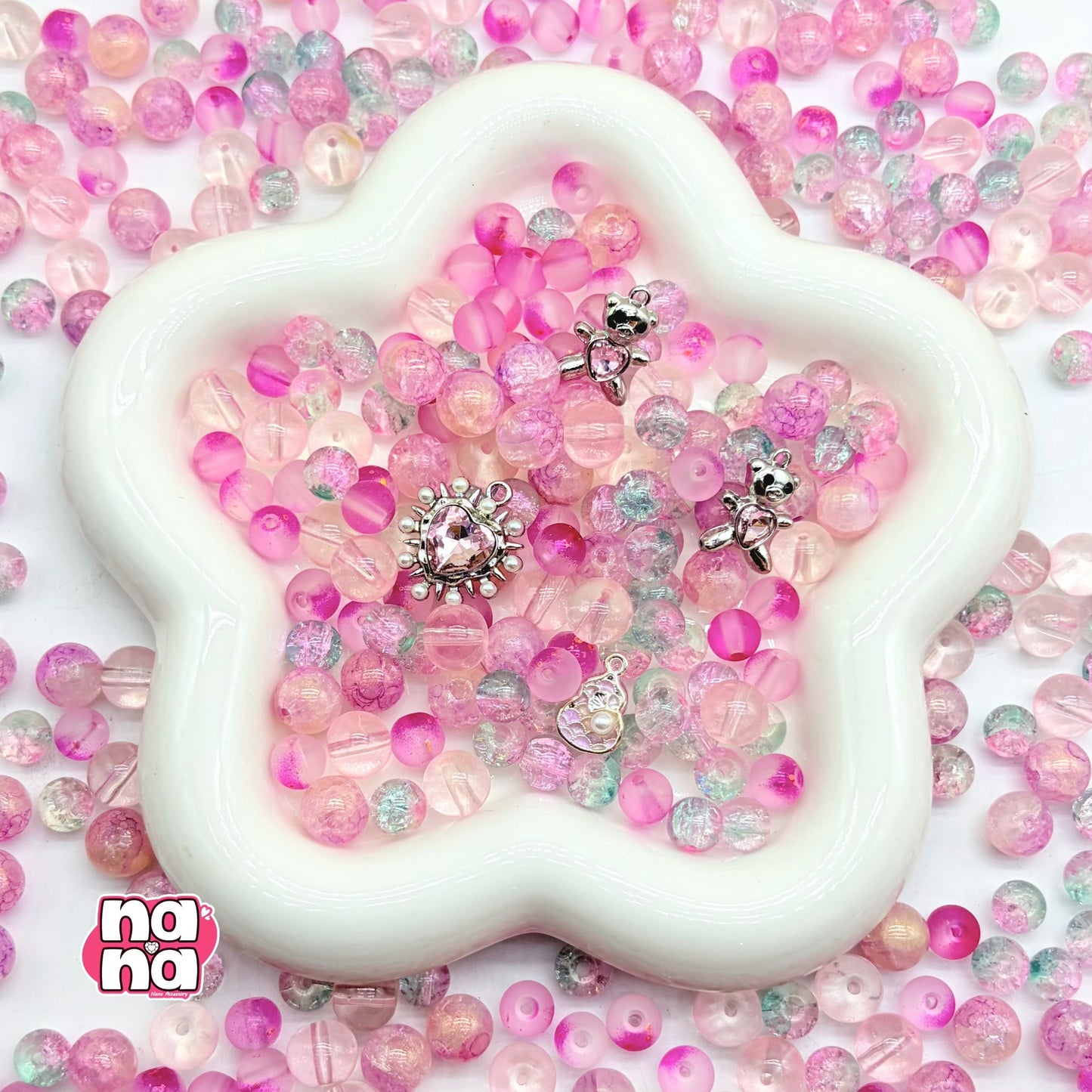 【Y1108】幸せキャンディー 高品質ガラス(10*10)