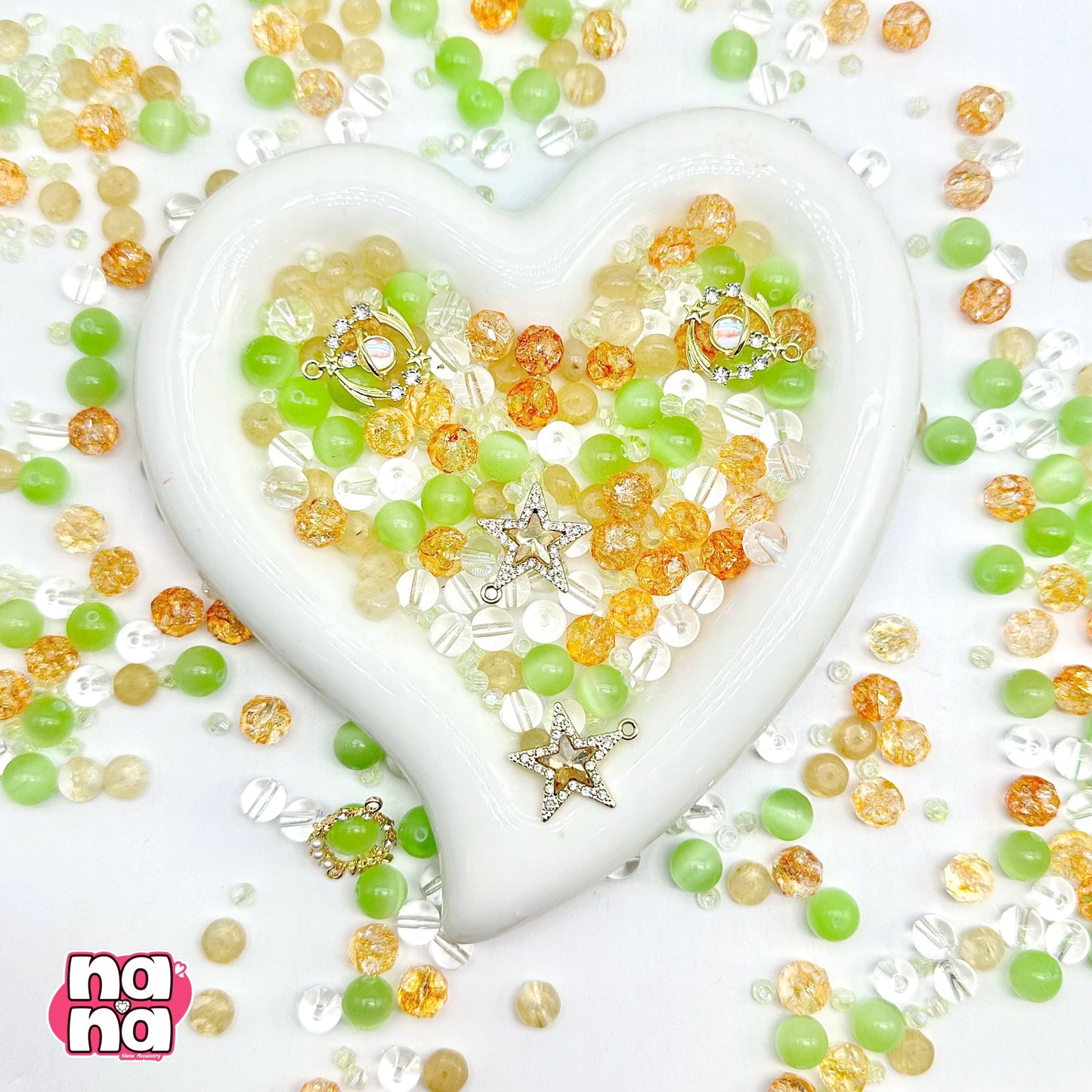 【Y1110】ワンダランド 高品質キャッツアイ&ガラス(10*10)