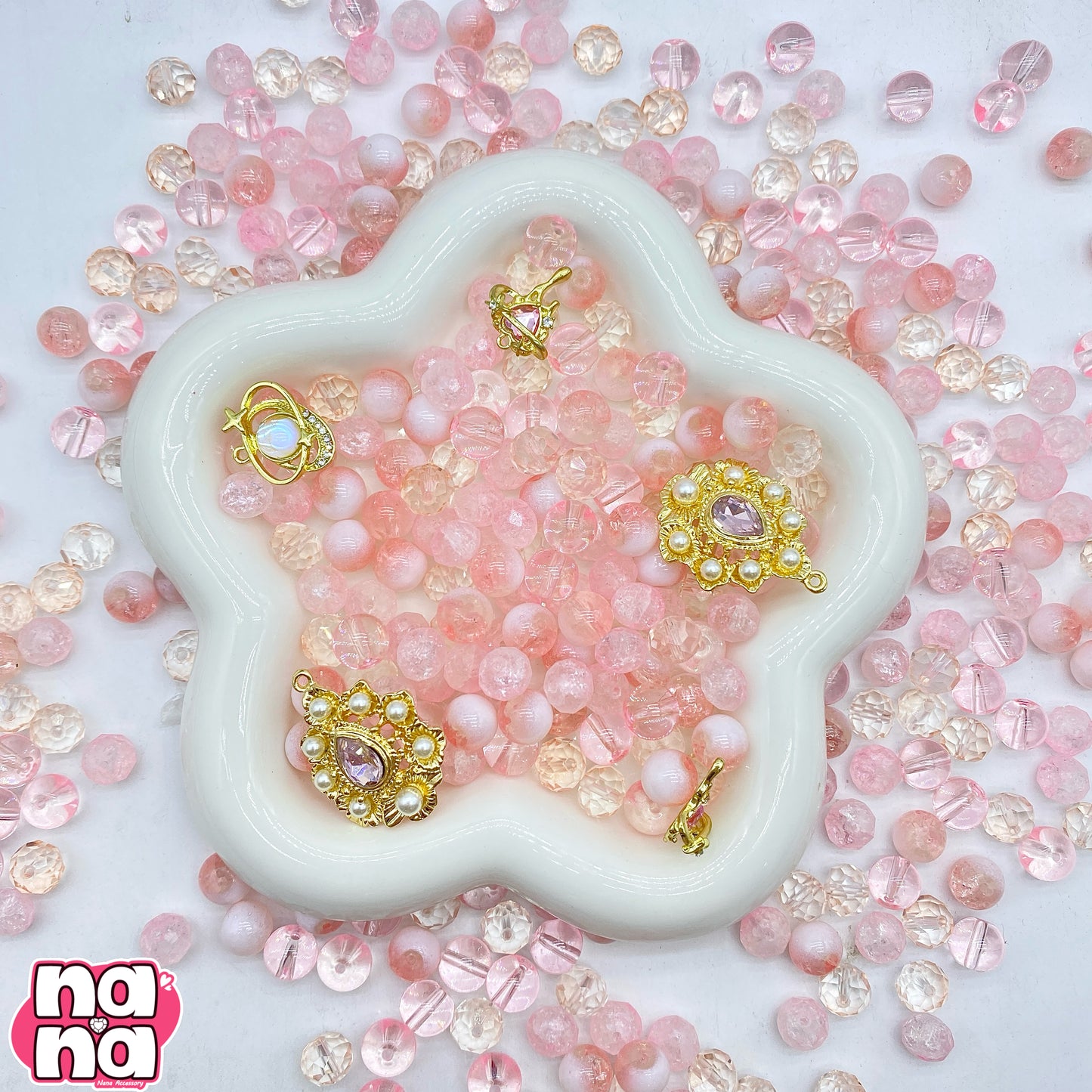 【A1287】紫クーキー 高品質ガラス(10*10)