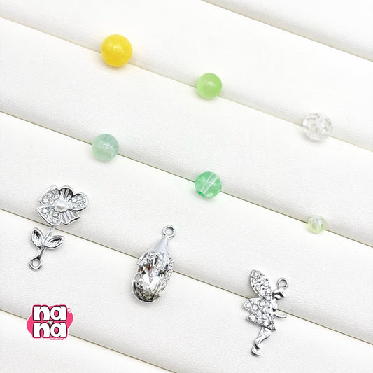 【Y1161】ゆめのふるさと 高品質キャッツアイ&ガラス(10*10)