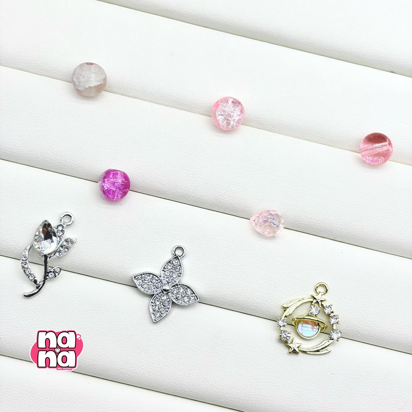 【Y1168】花模様 高品質ガラス(10*10)