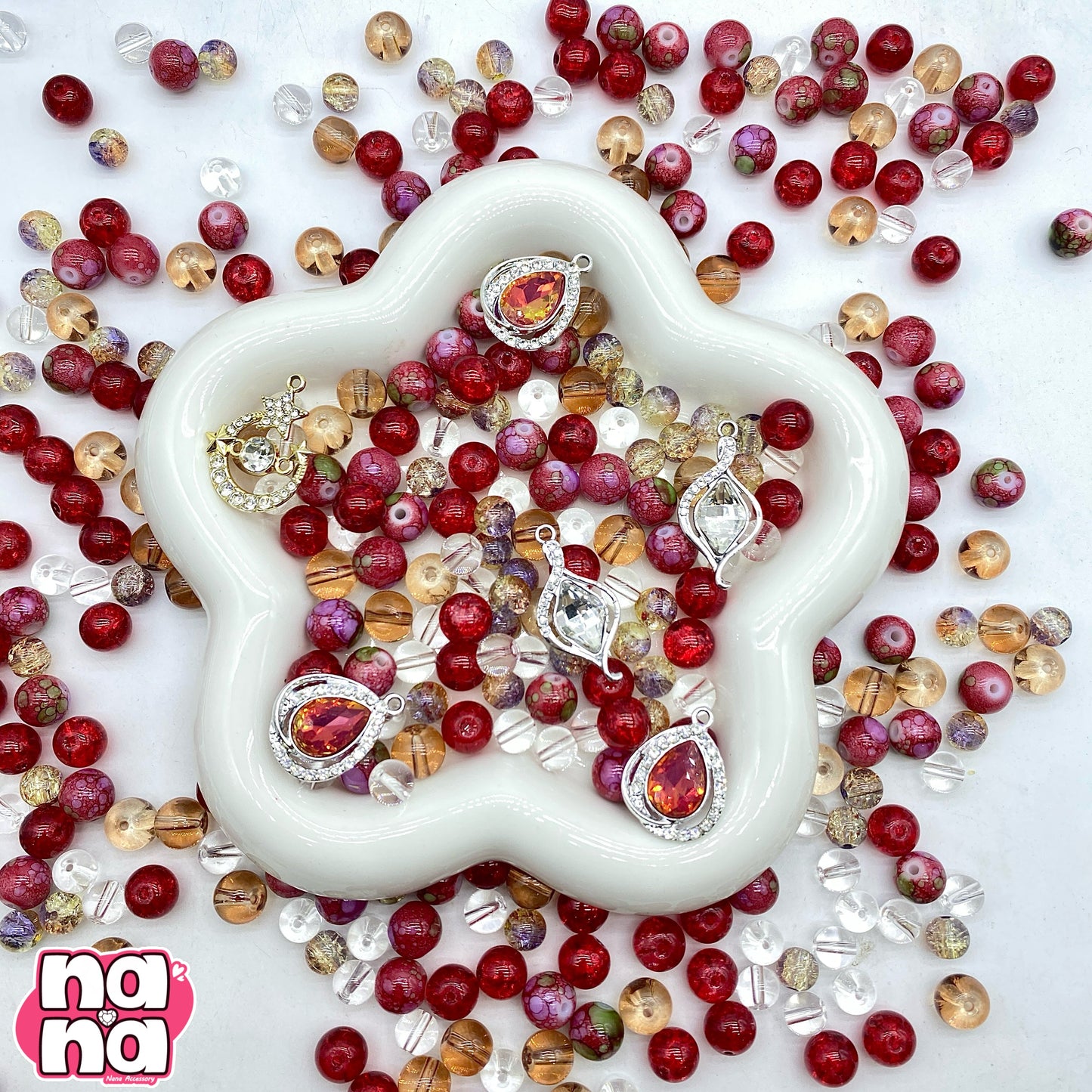 【Y1174】シュガーコート 高品質ガラス(10*10)