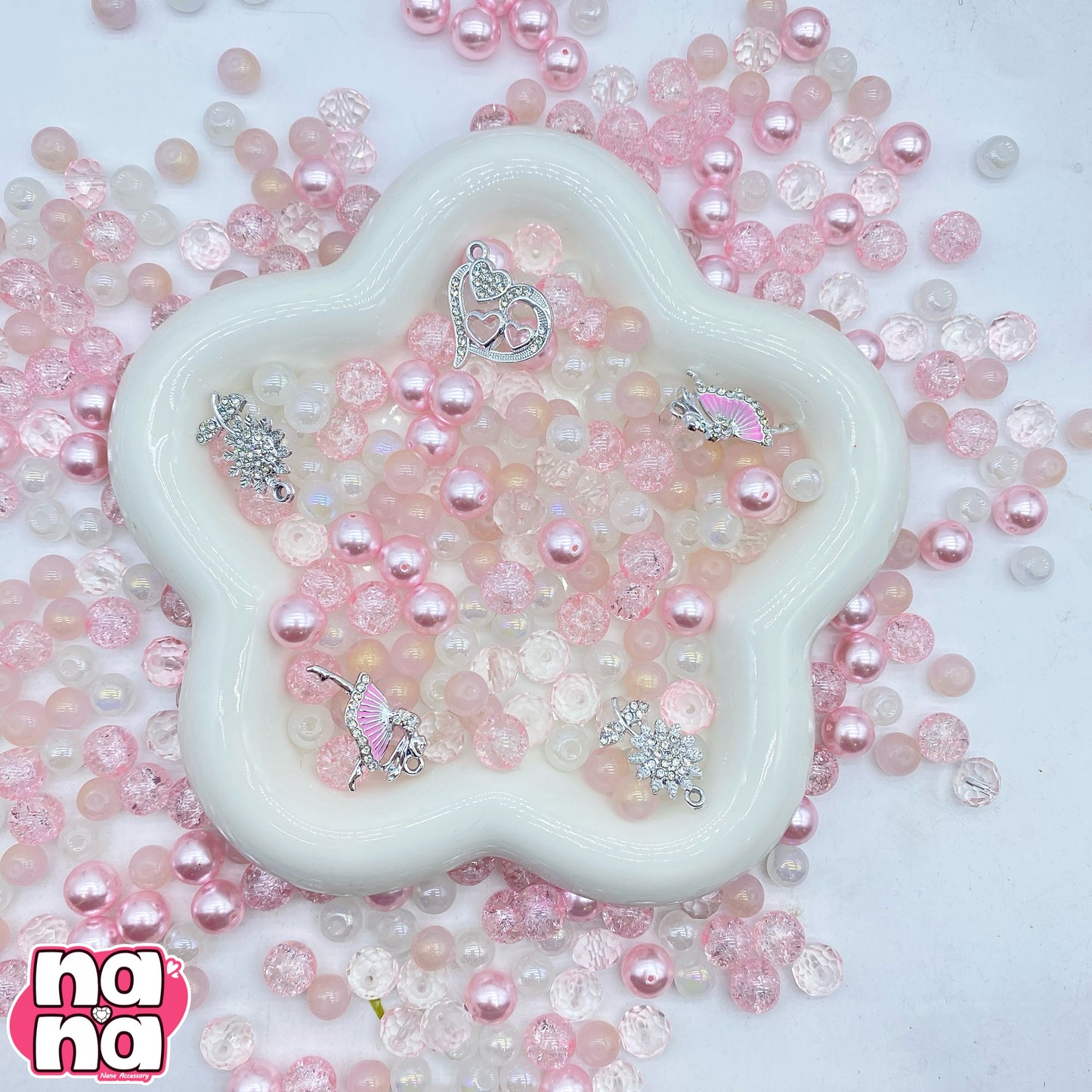 【Y1178】さくさらひらひら 高品質ガラス(10*10)