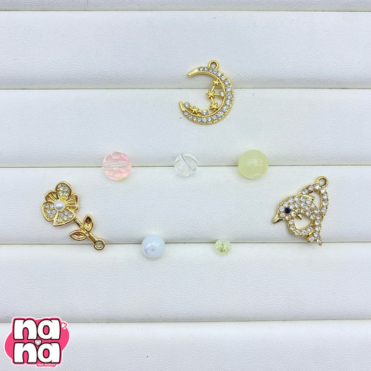 【Y1183】ヒナギク 高品質ガラス(10*10)