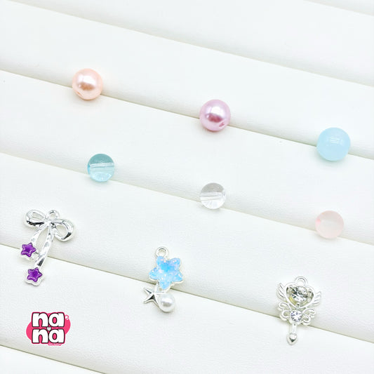 【A1442】伝いたい気持ち 高品質ガラスXパール(8+10)