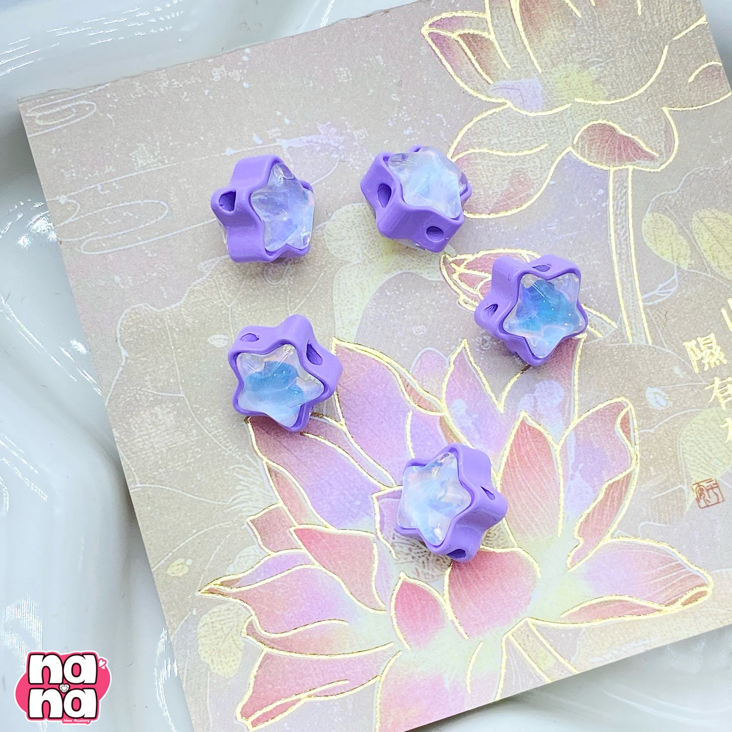 四つ穴・ビーズ