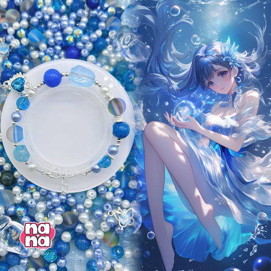 【Y897】静かなうみ 高品質クォーツ&ガラス（10*10）
