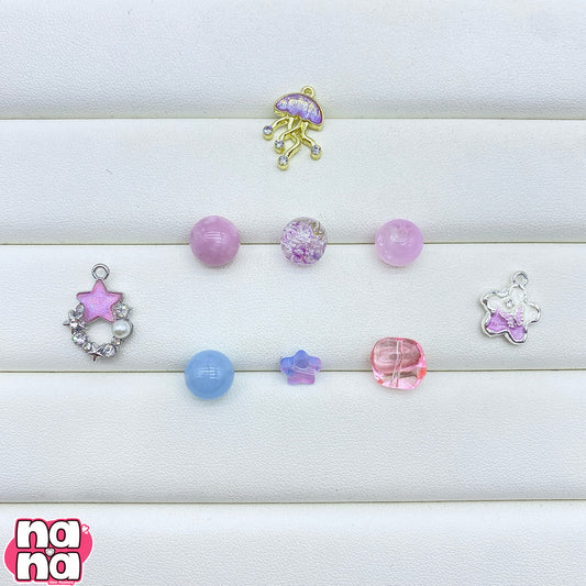 【A1081】「大好き」を歌える    高品質天然石Xガラス（10*10）