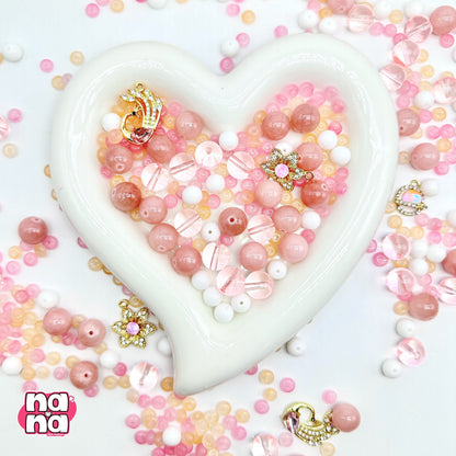 【Y1041】うさぎたちの集会  高品質クォーツ&ガラス（10*10）