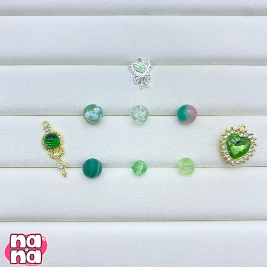 【A1195】愛を知るまでは    高品質天然石Xガラス（8+10）