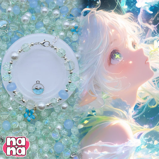 【A1197】優しい心を持ちたい    高品質ガラスXパール（8+10）