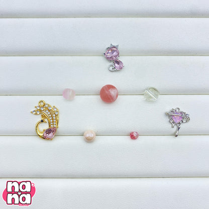 【A1201】愛、テキサス    高品質天然石Xガラス（8+10+12）