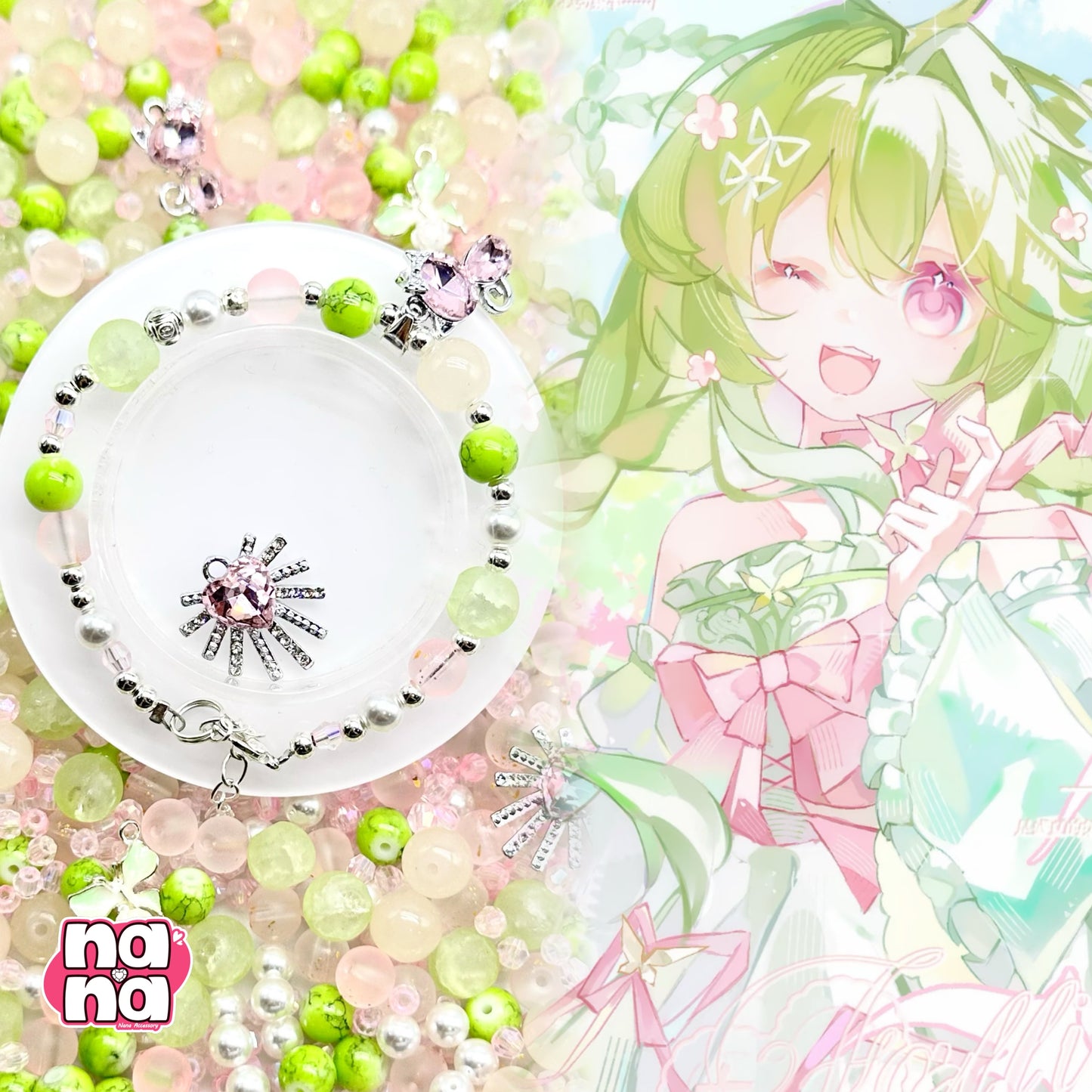 【Y1084】はるらんまん 高品質ガラス（10*10）