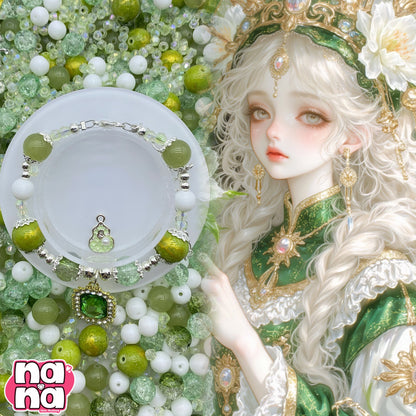 【A1207】祝福    高品質天然石Xガラス（8+10+12）