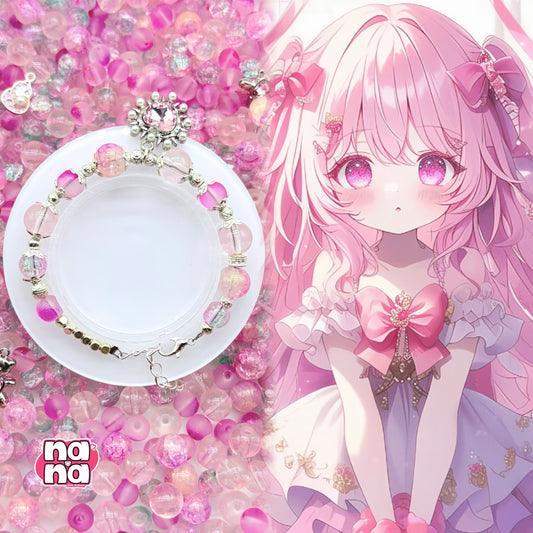 【Y1108】幸せキャンディー   高品質ガラス（10*10）