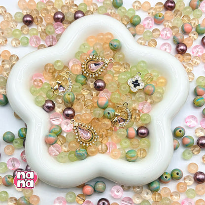 【Y1122】タンポポ  高品質樹脂&ガラス（10*10）