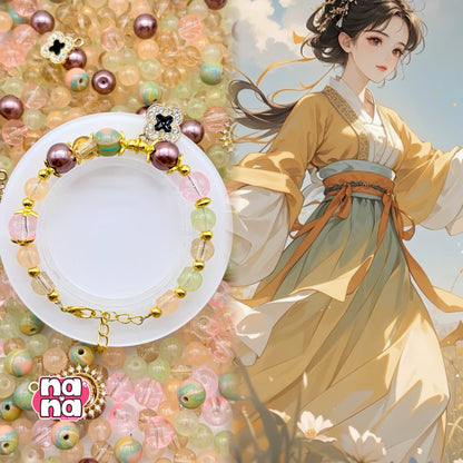 【Y1122】タンポポ  高品質樹脂&ガラス（10*10）