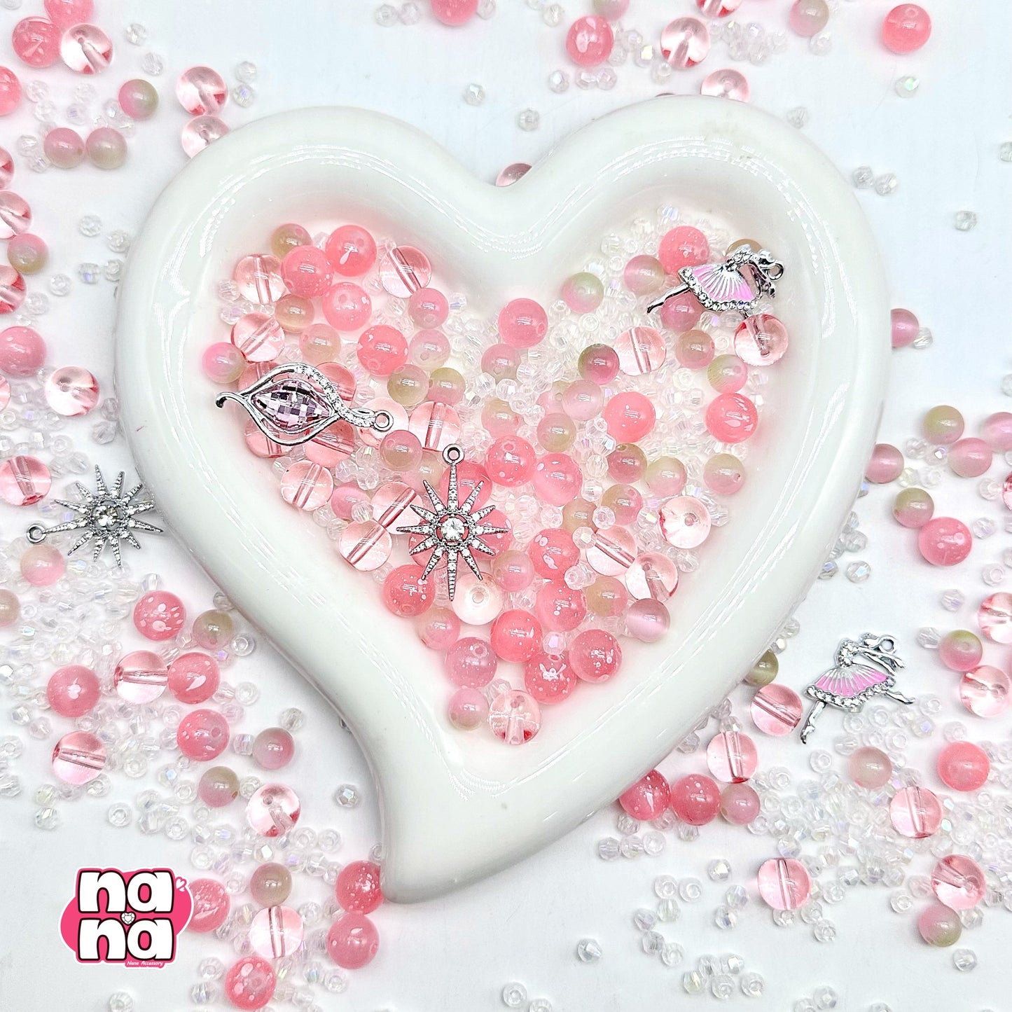 【Y1131】姫の秘密  高品質キャッツアイ&ガラス（10*10）