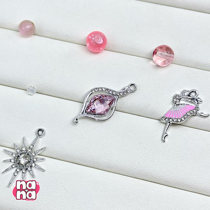 【Y1131】姫の秘密  高品質キャッツアイ&ガラス（10*10）