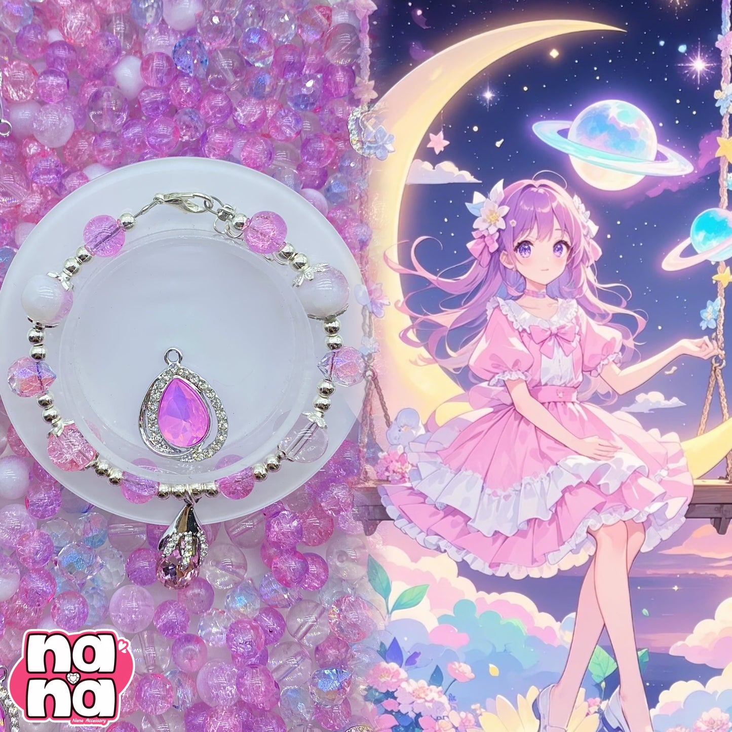 【A1257】貴方の声で解れてゆく    高品質ガラス（8+10）