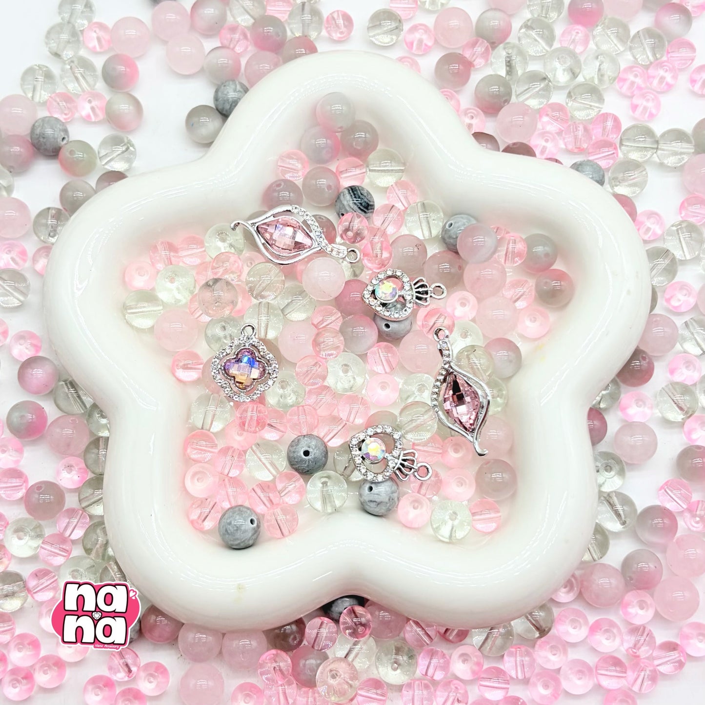 【Y1140】ゆめのふるさと  高品質キャッツアイ&ガラス（10*10）