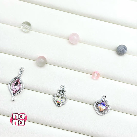 【Y1140】ゆめのふるさと  高品質キャッツアイ&ガラス（10*10）