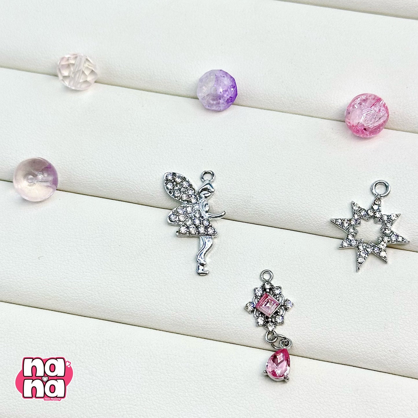 【Y1154】花の滝  高品質ガラス（10*10）