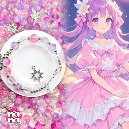 【Y1154】花の滝  高品質ガラス（10*10）