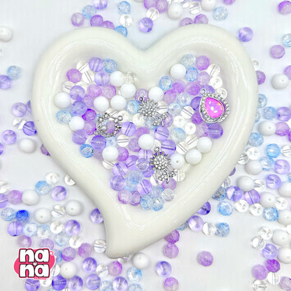 【Y1159】こころのダンス  高品質ガラス（10*10）