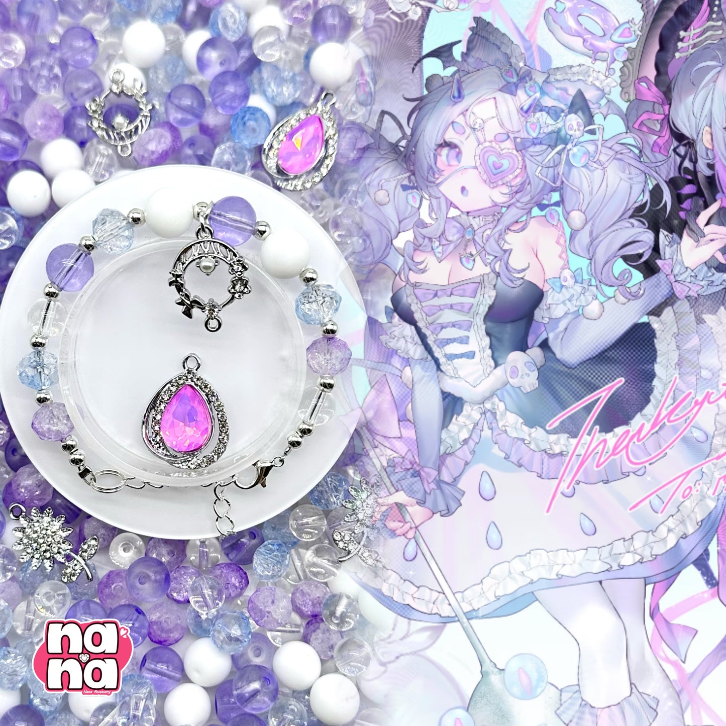 【Y1159】こころのダンス  高品質ガラス（10*10）