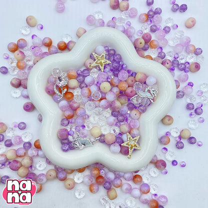 【A1282】負けないで もう少し    高品質菩提Xガラス（8+10）