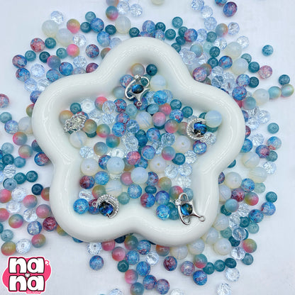 【A1290】サイレント·イヴ    高品質天然石XキャッツアイXガラス（10+12)