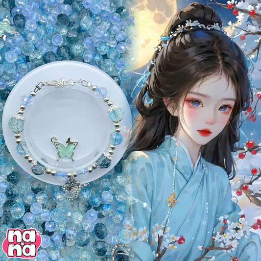 【Y1173】ゆきの花  高品質ガラス（10*10）