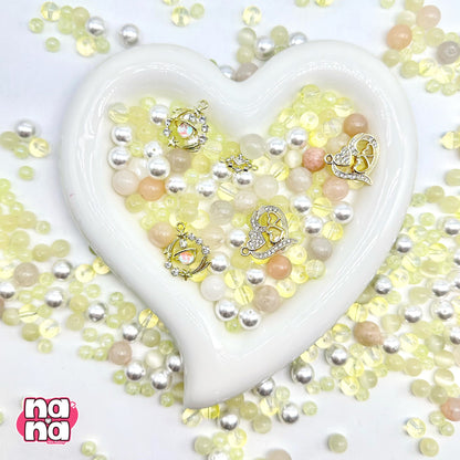 【Y1176】太陽の物語  高品質キャッツアイ&ガラス（10*10）