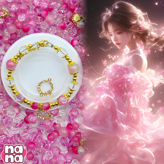 【Y1177】ゆめのそと  高品質キャッツアイ&ガラス（10*10）