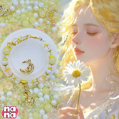 【Y1183】ヒナギク  高品質ガラス（10*10）