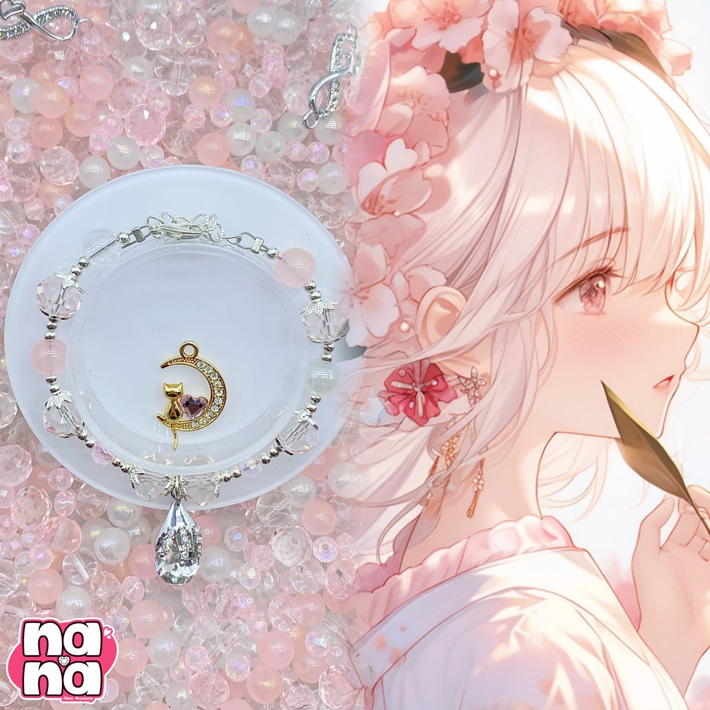 【Y1184】きみへの思い  高品質ガラス（10*10）