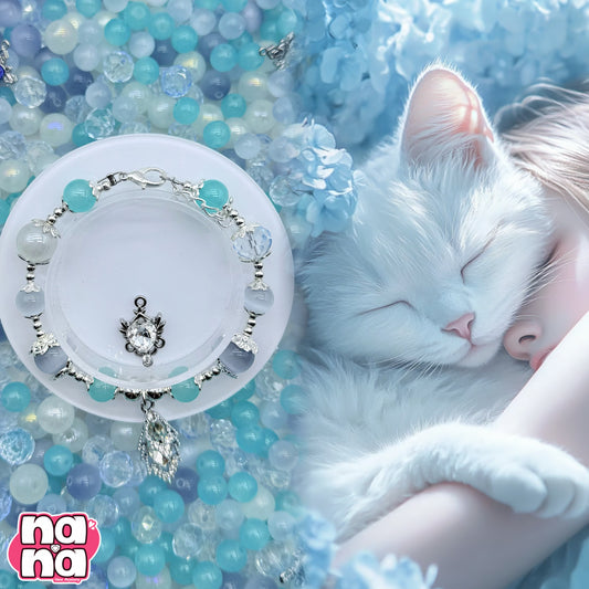 【A1306】急ぎ足の明日へと    高品質キャッツアイXガラス（8+10)