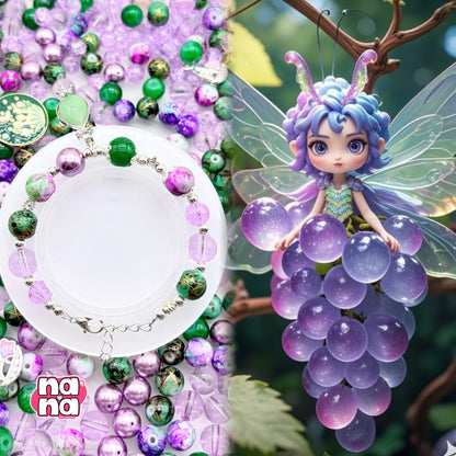 【Y1243】ぶどう  高品質ガラス（10*10）