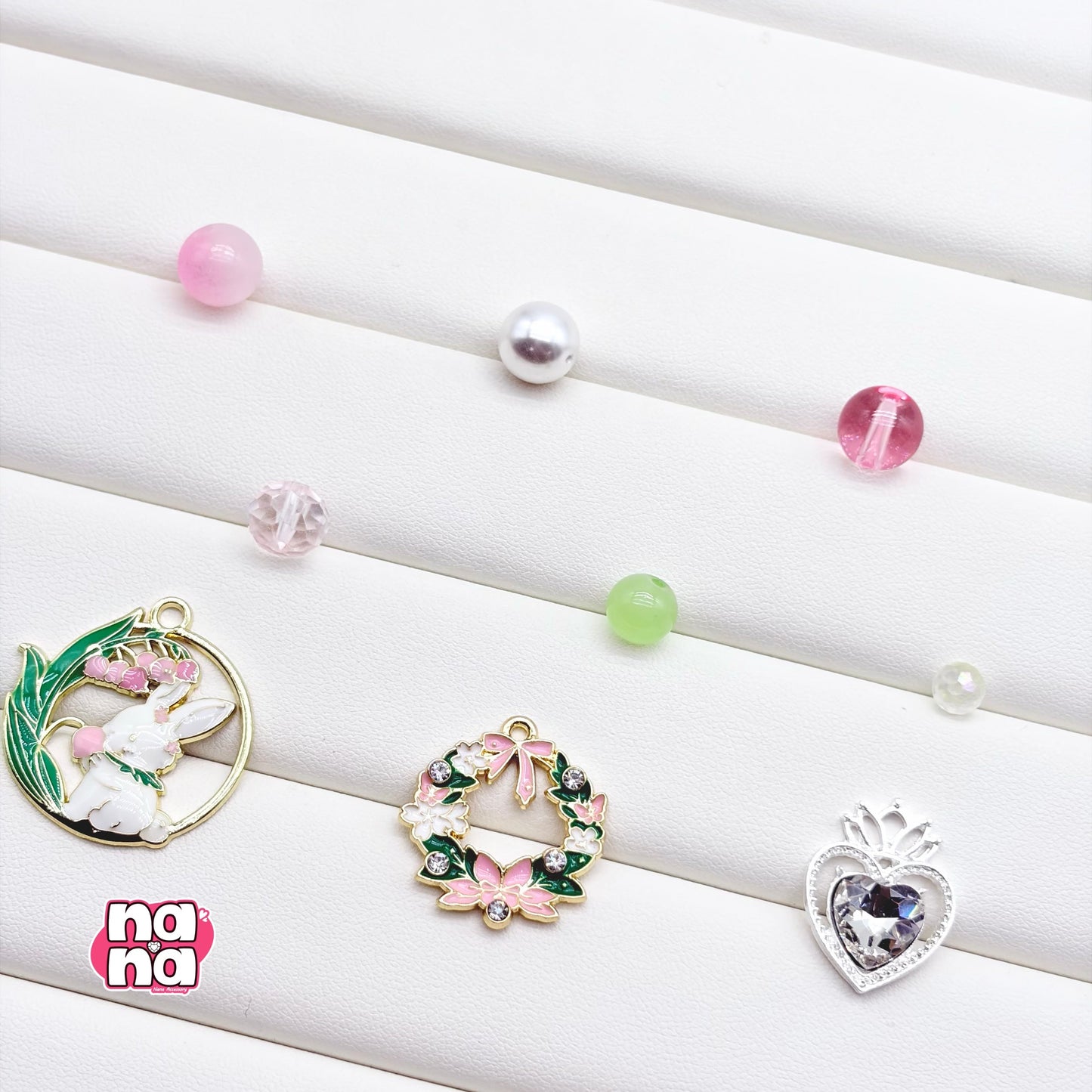 【Y1244】はるのあめ  高品質ガラス（10*10）