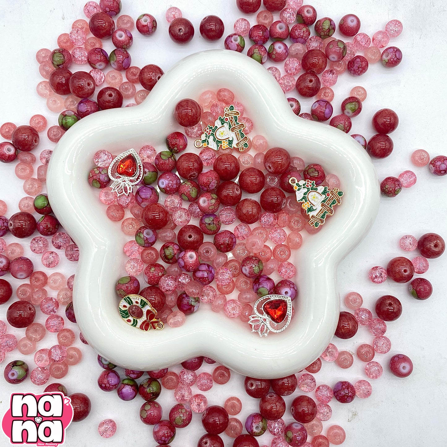 【A1361】朝が来るまで    高品質天然石Xガラス（8+10+12）