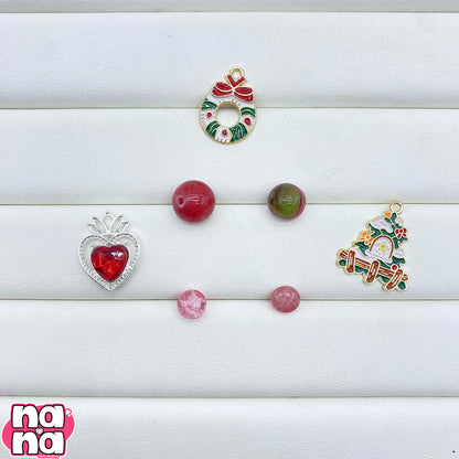 【A1361】朝が来るまで    高品質天然石Xガラス（8+10+12）