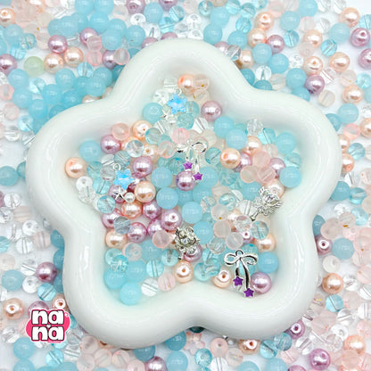 【A1442】伝いたい気持ち    高品質ガラスXパール（8+10）