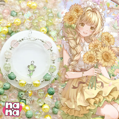 【A1451】恋をしたの貴方    高品質ガラスXパール（10*10）