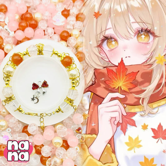 【A1457】朝まで踊る    高品質ガラスXパール（10*10）