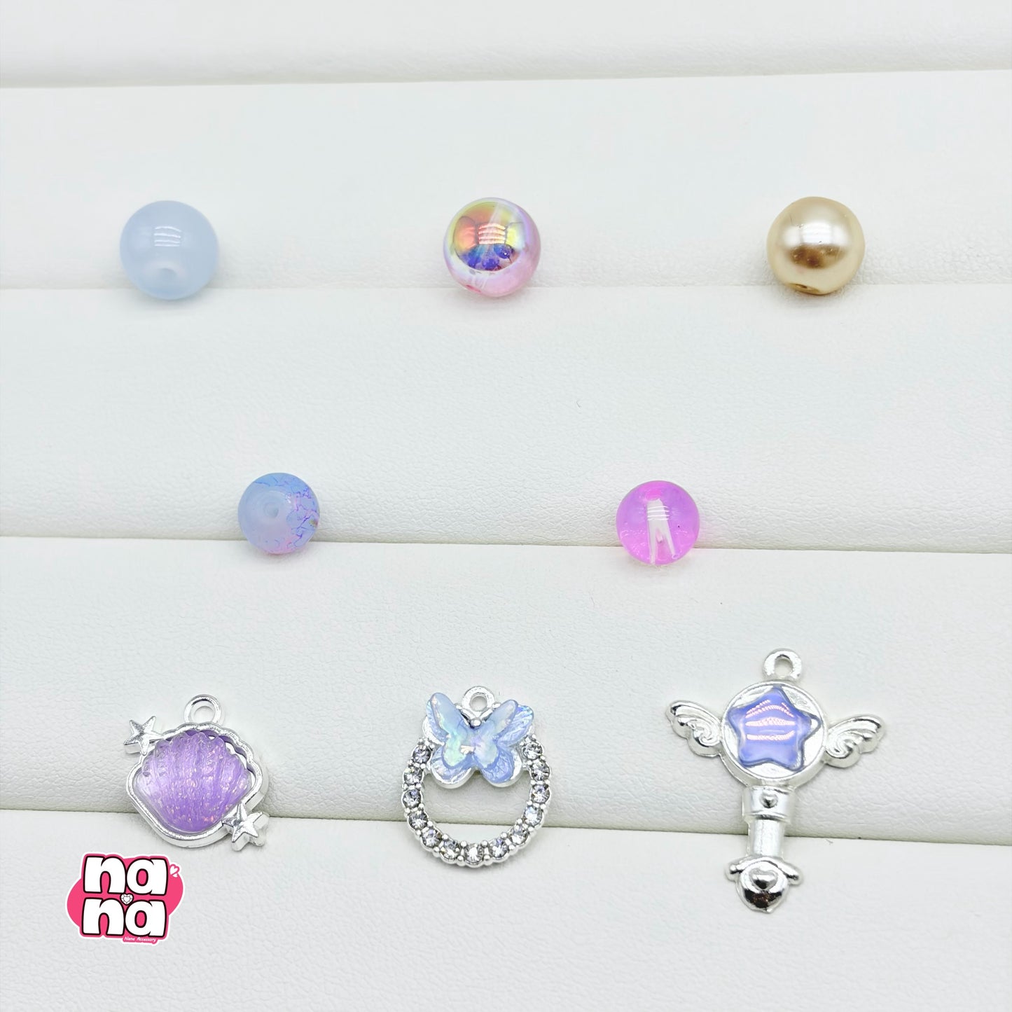 【A1458】唐揚げ食べたい    高品質ガラスXパール（8+10）